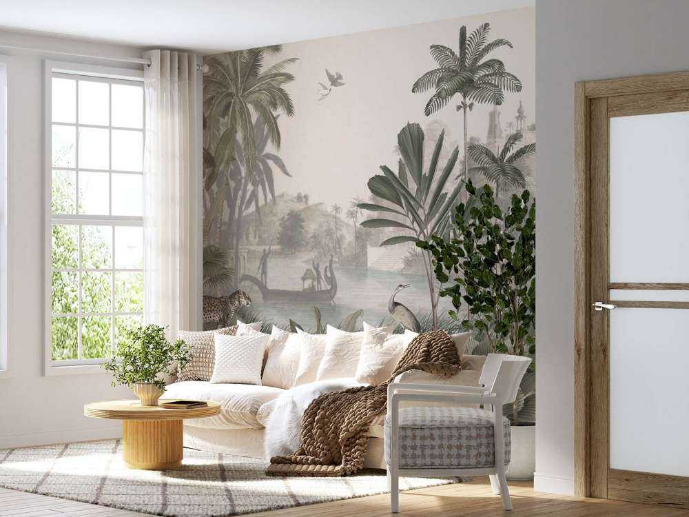 Leopard Landscape - Green