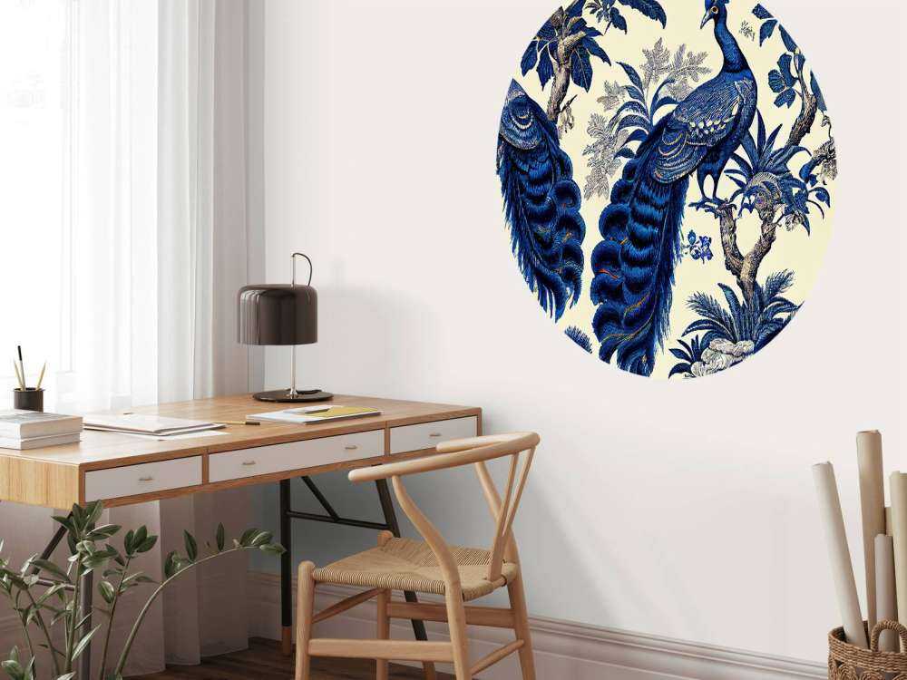 Kongeblå påfuglens pragt