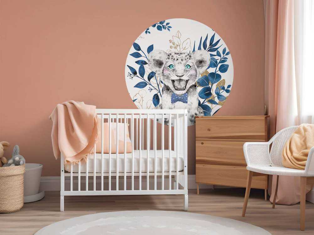 Blå jungle løvinde baby