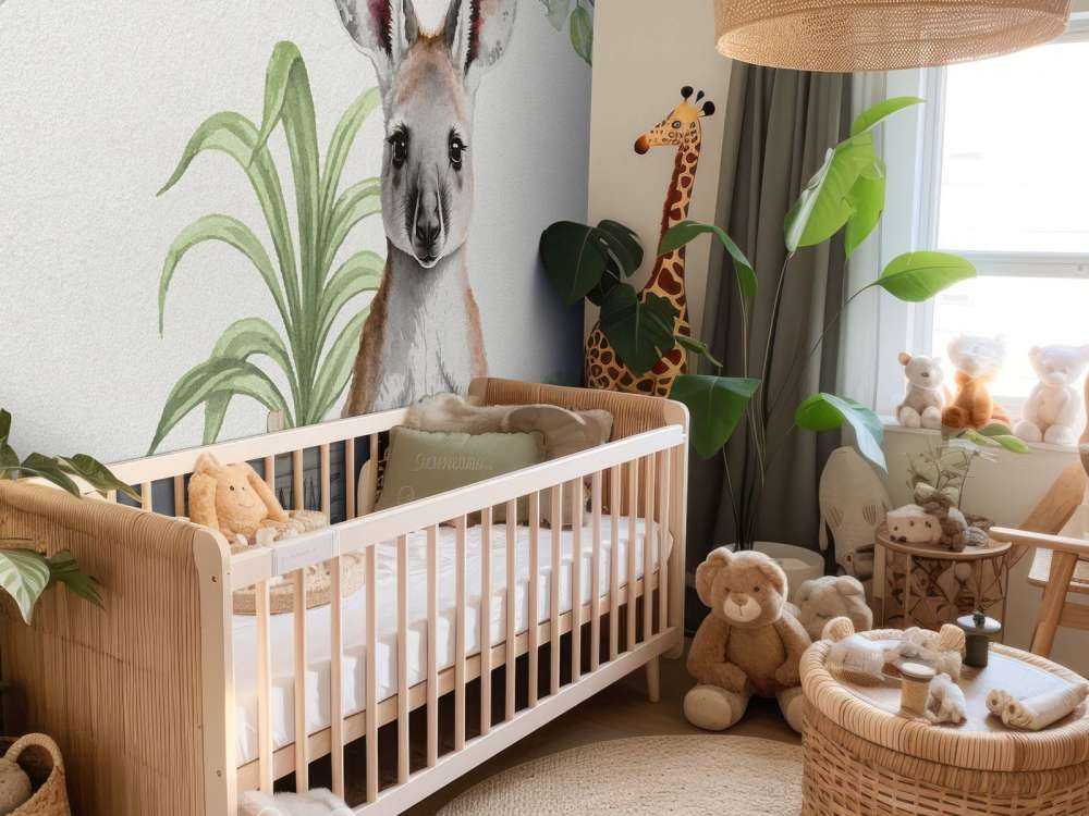 Baby kænguru i junglen