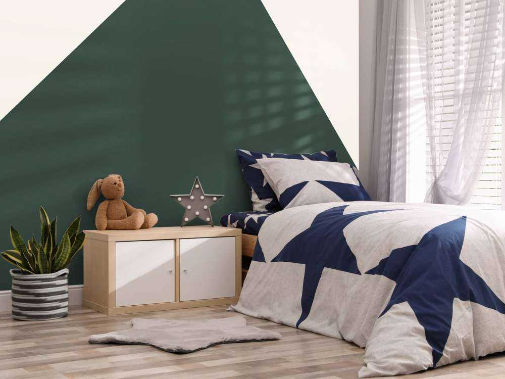 Trekant, mørkegrøn