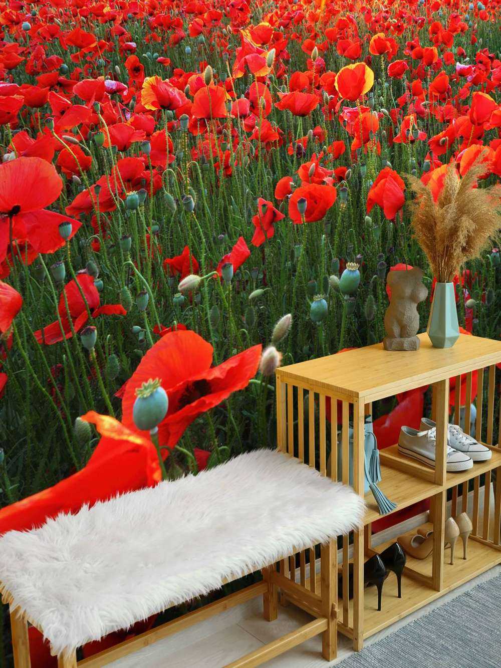 Valmuer ved solnedgang