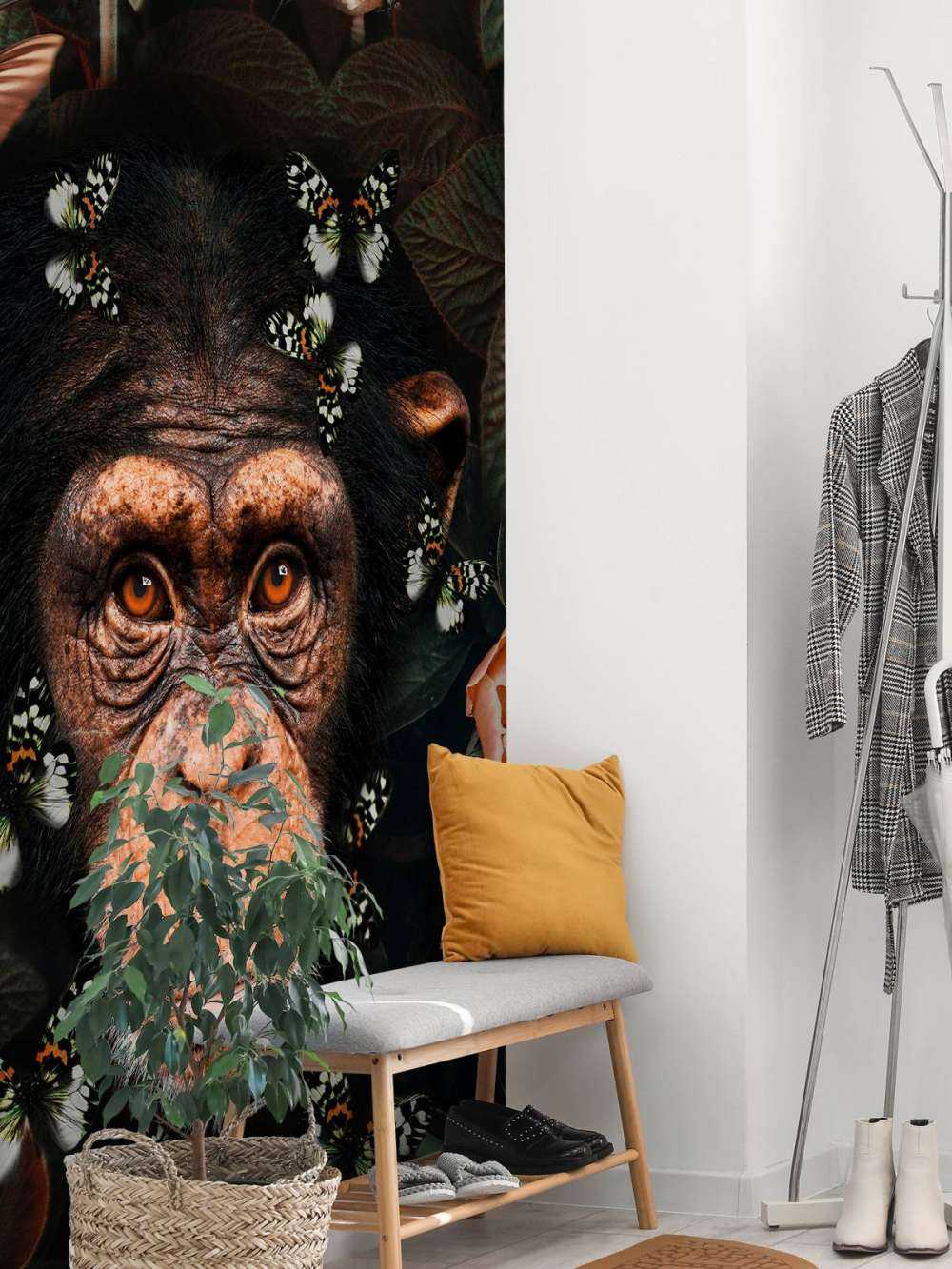 Tropical Chimpanzee Portræt