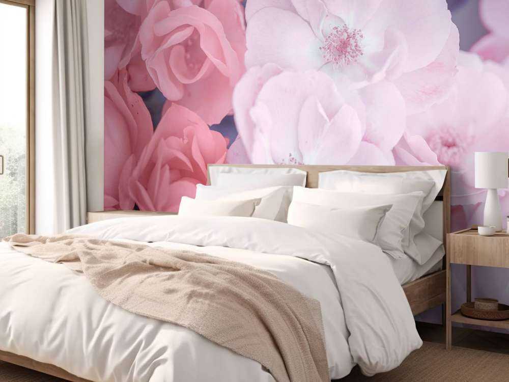 Lyserøde gejstlige blomster