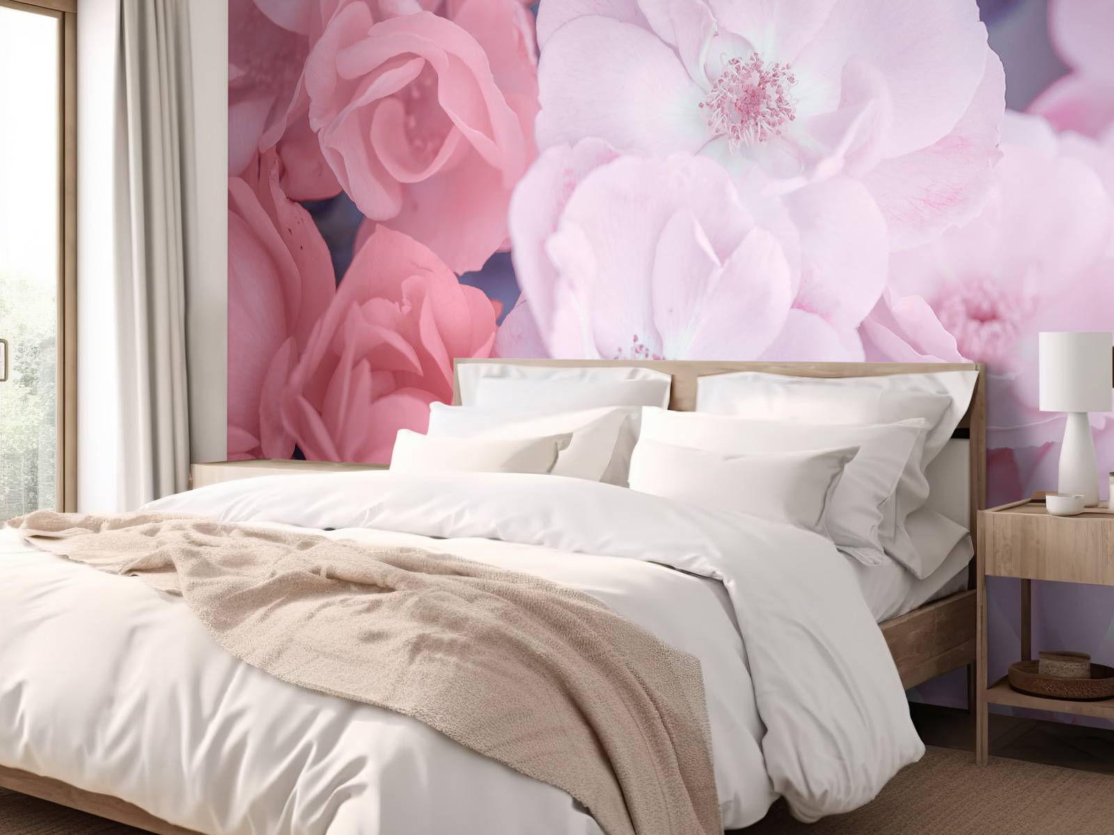 Lyserøde gejstlige blomster