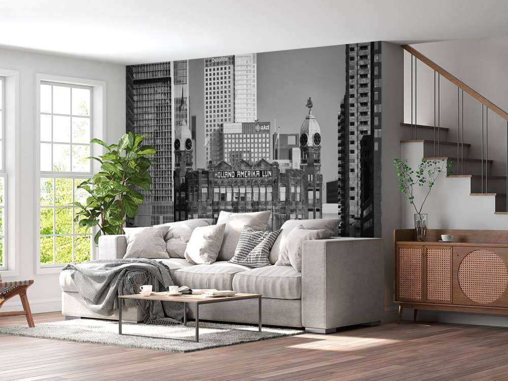 Hotel New York i sort og hvid Rotterdam 