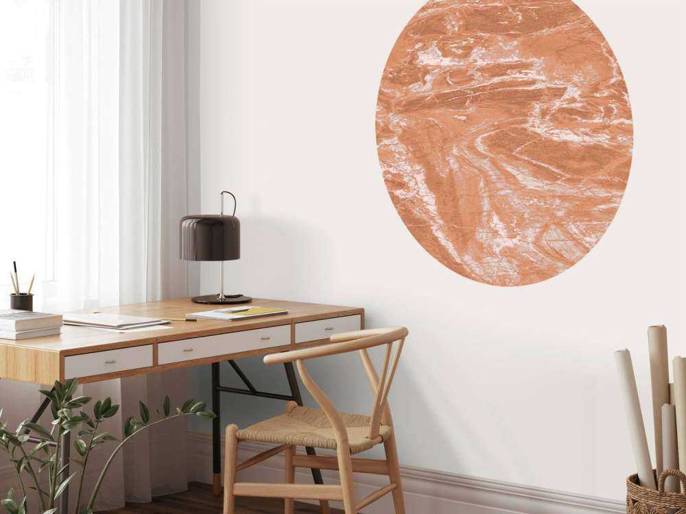 Terracotta marmor med fejninger