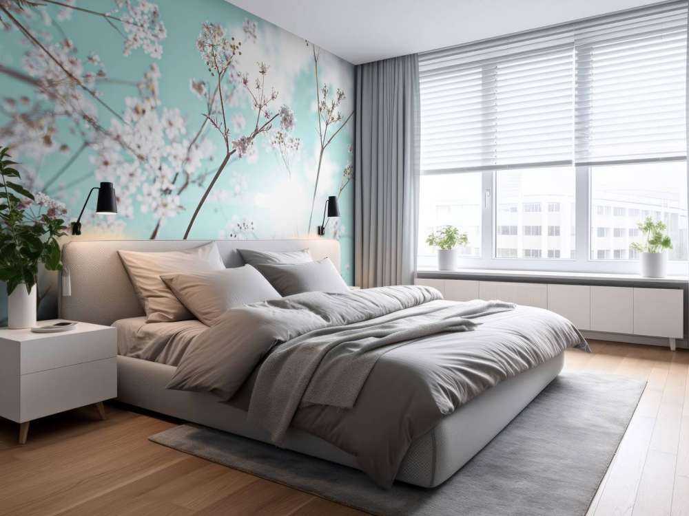 Mandelblomst i solen