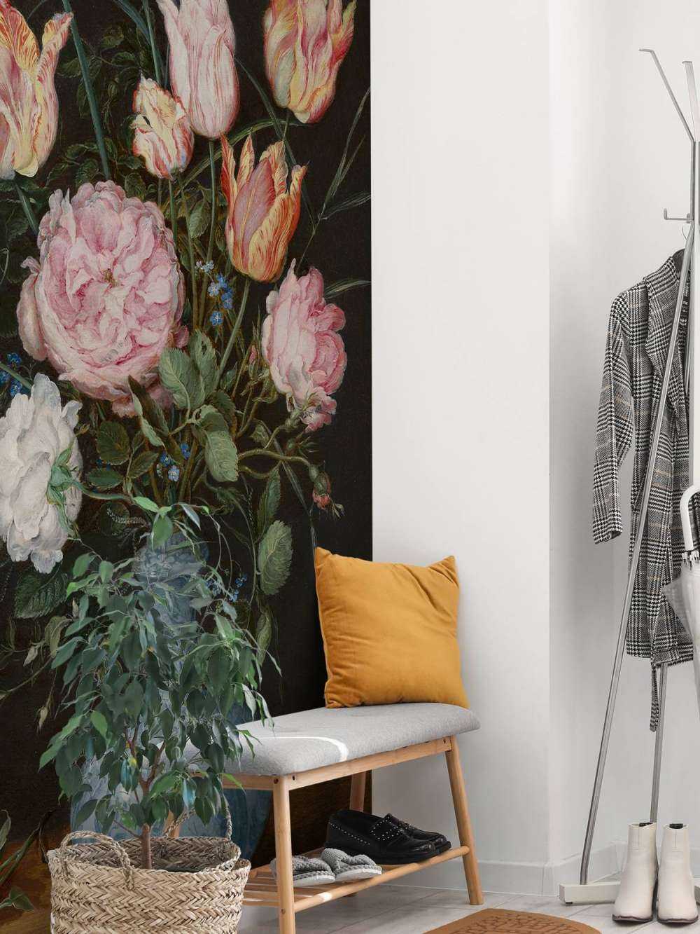 Wan-Li vase med blomster