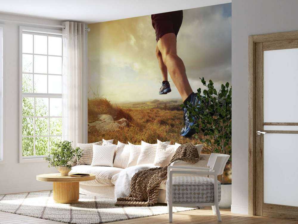 Jogger i aktion