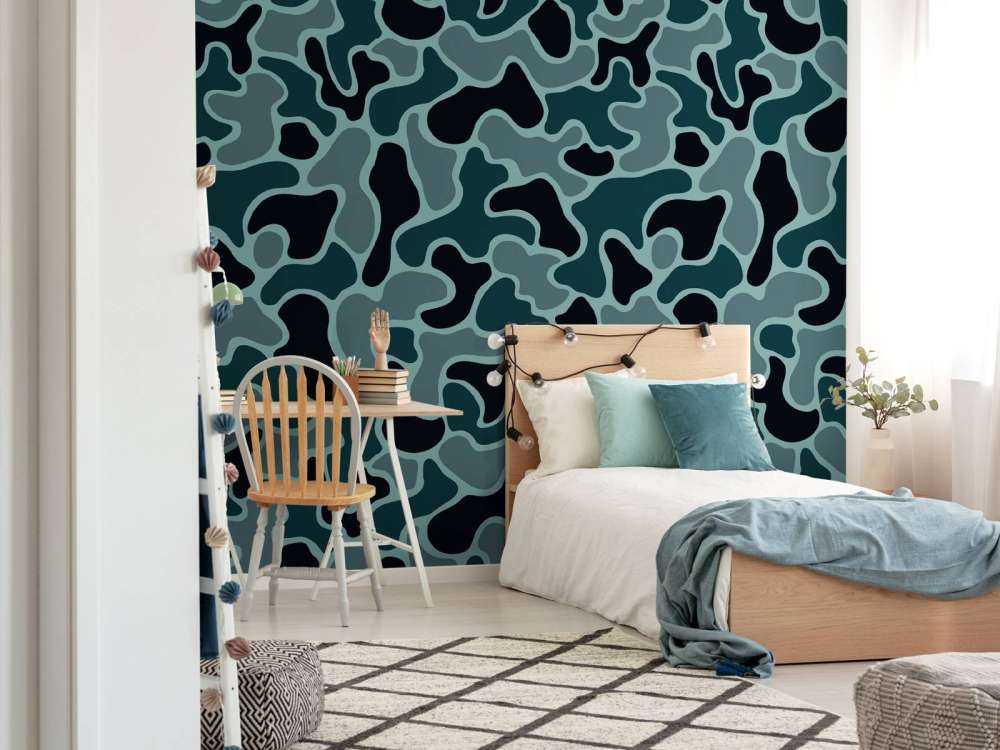 Grøn grå camouflage