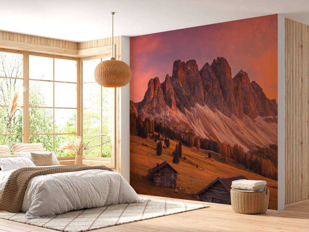 Hytter i Dolomitterne