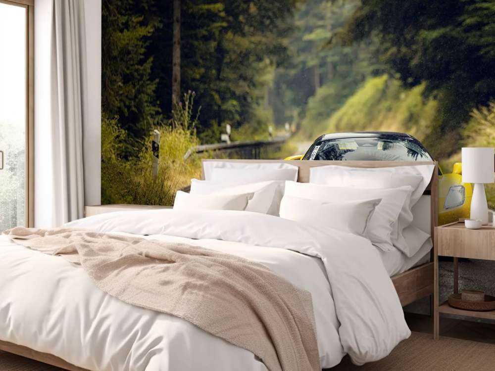 Maserati i den grønne skogen