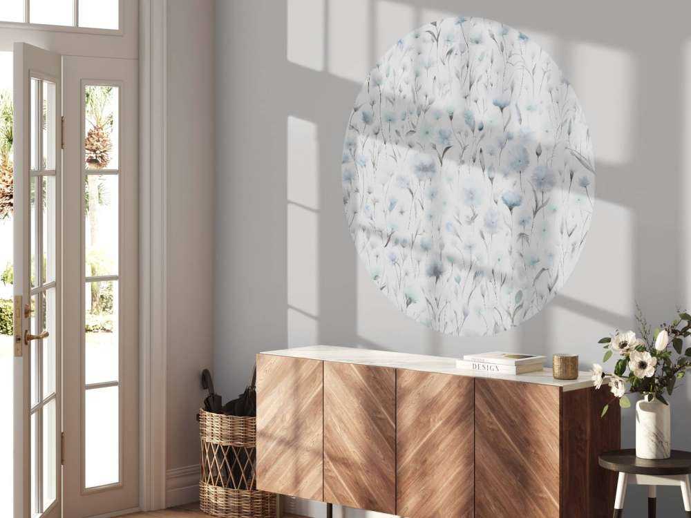 Kornblomster og markgress Blå