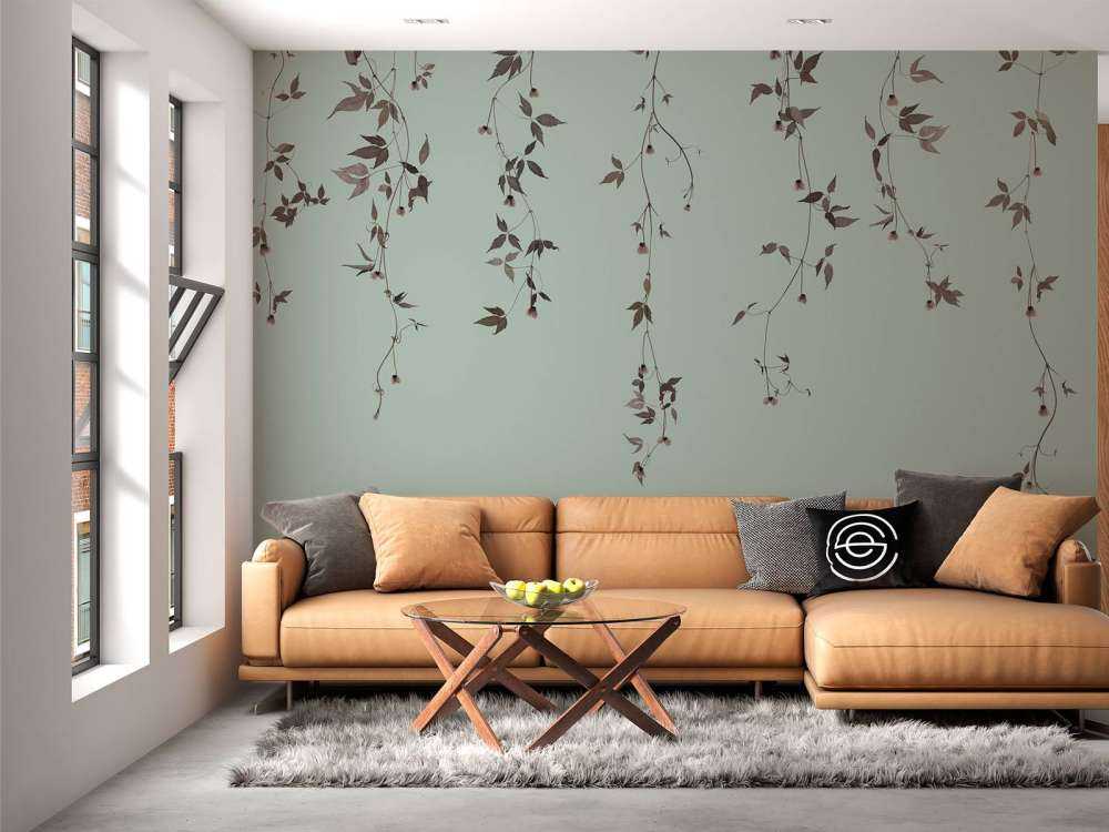 Klematiskvister på grågrønn