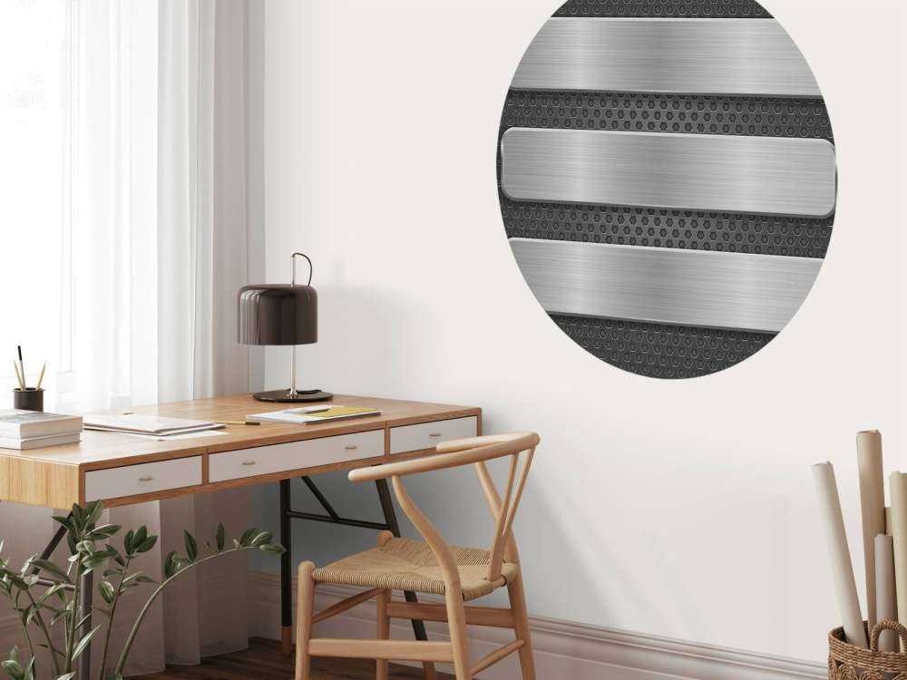 Metallbakgrunn med plater