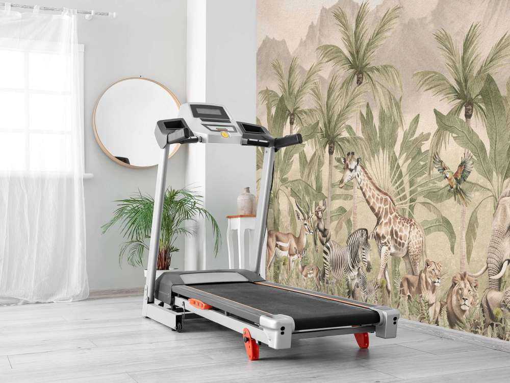 Fjellandskap med dyr