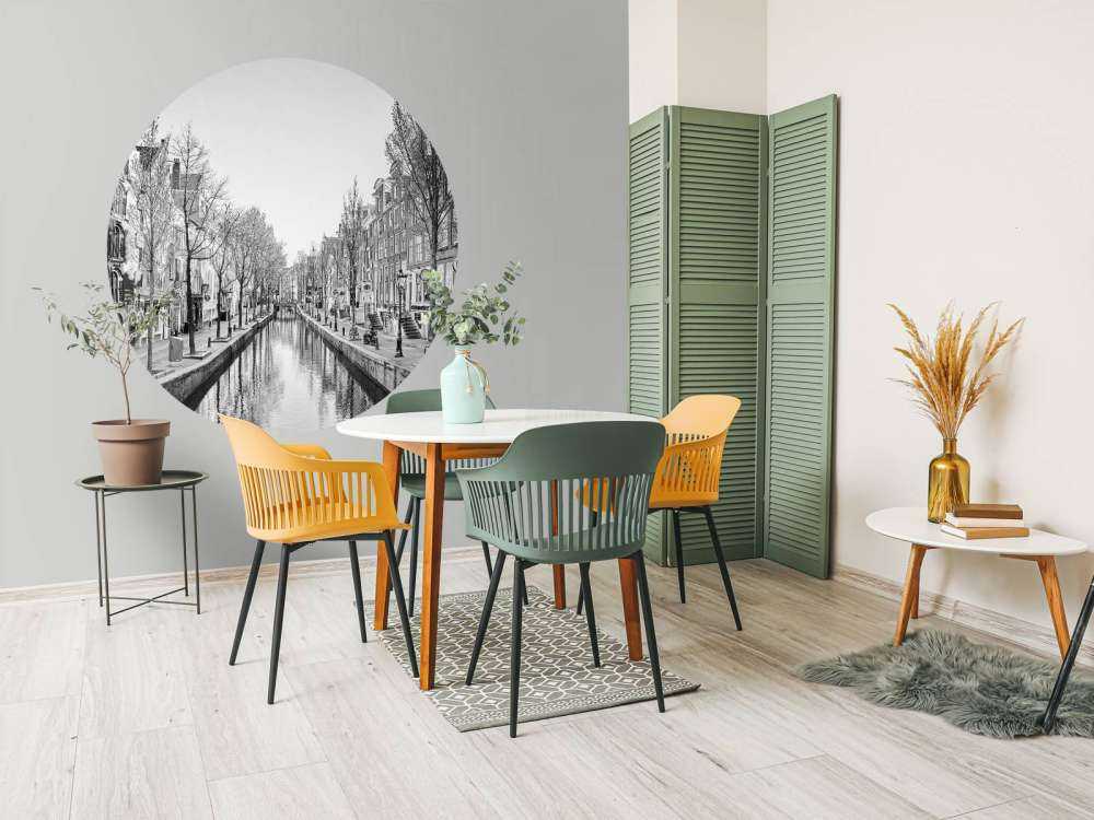 Amsterdam i svart og hvitt