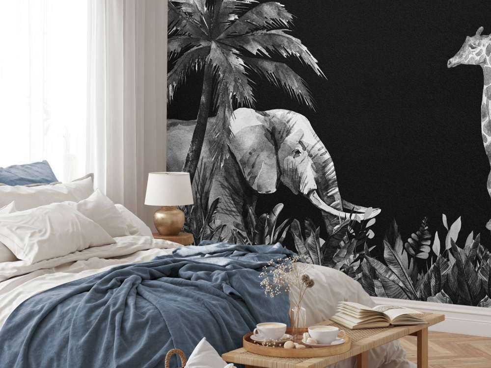 Svarte og hvite jungeldyrr