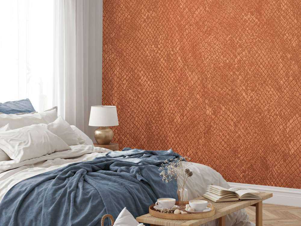 Slangestruktur i terrakotta