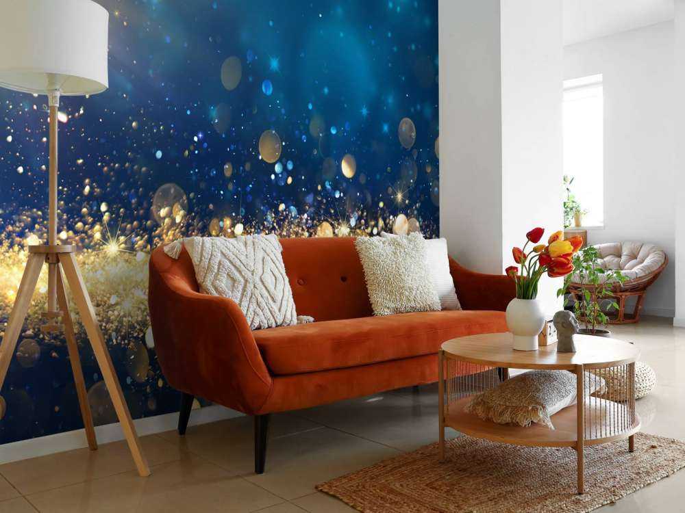 Stjerne i glitrende natt