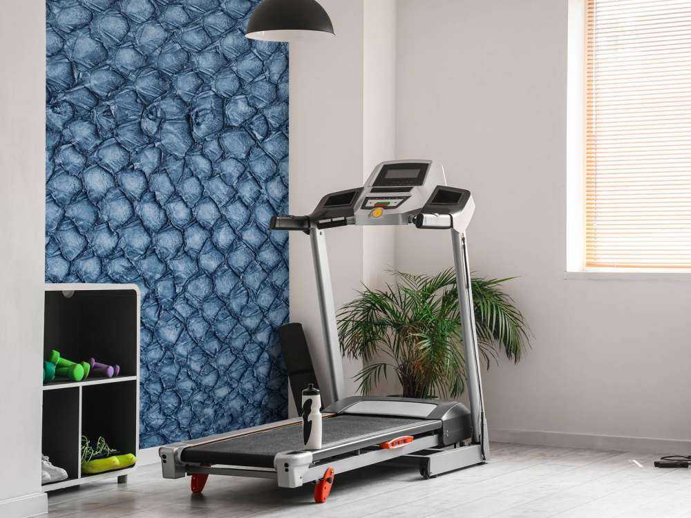 Lakseskinnstruktur i blå