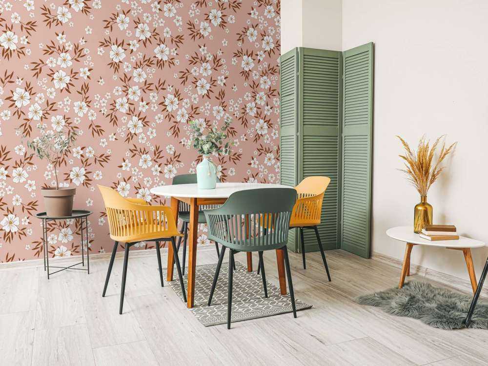 Blomster med blader
