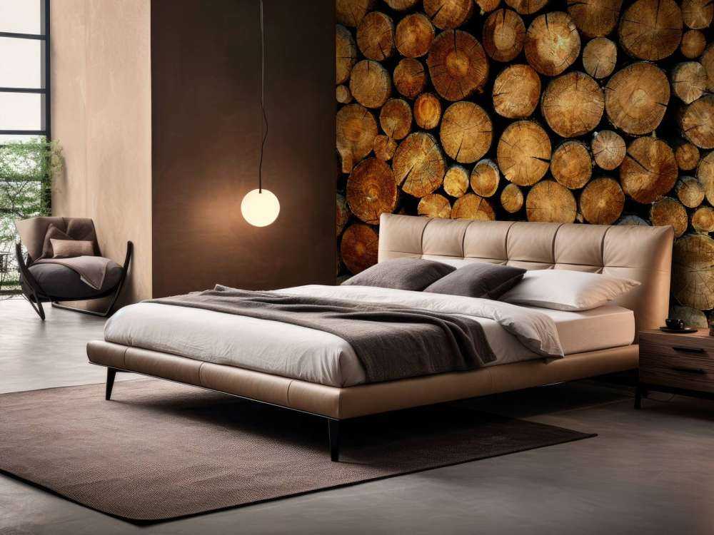 Stablet stamme røde trær