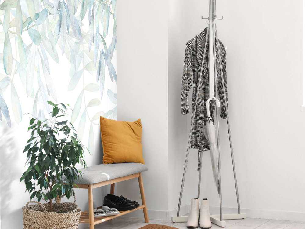 Pastell akvarell blader