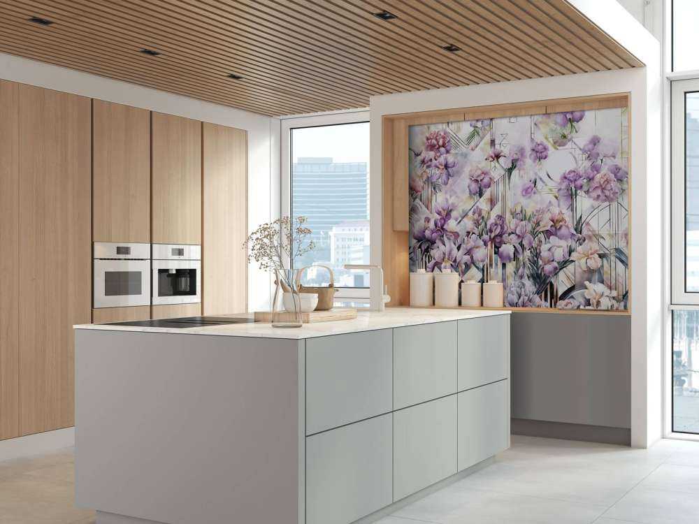 Stora akvarellirisar lila