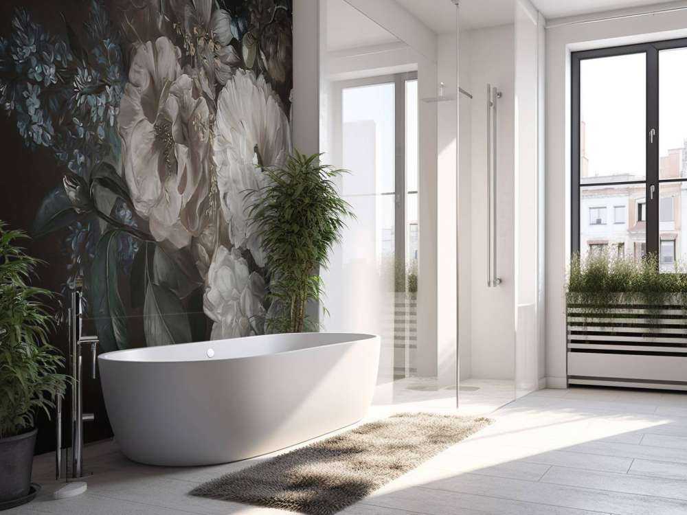 Bukett med lilac vit