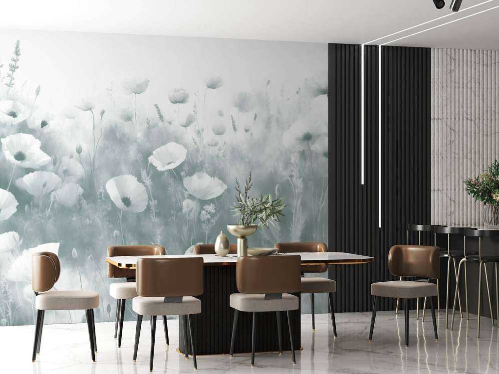 Vildblomsdans - mörkgrön