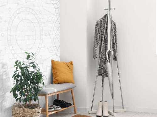 White Geometric Mandala