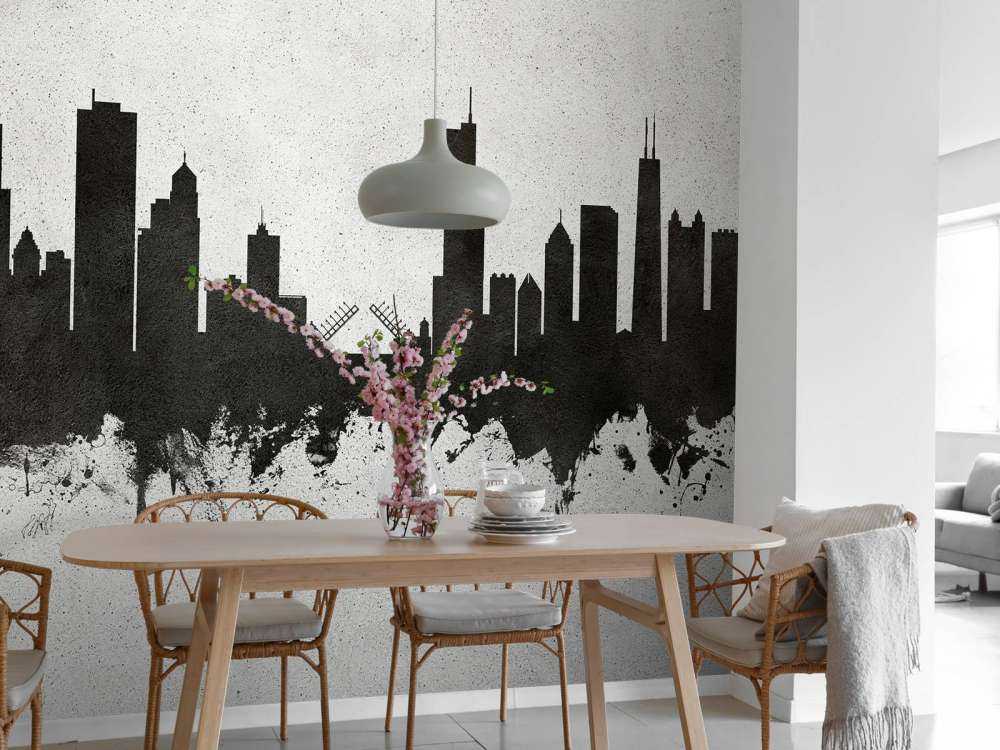 Akvarell silhuett, Chicago