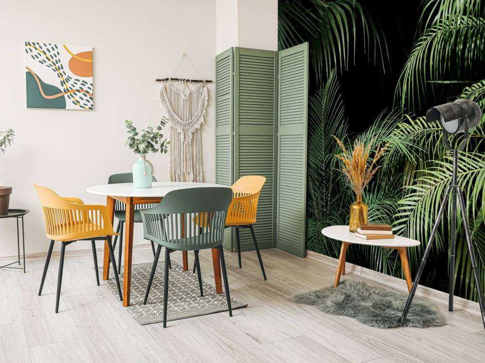 Växt med gröna blad