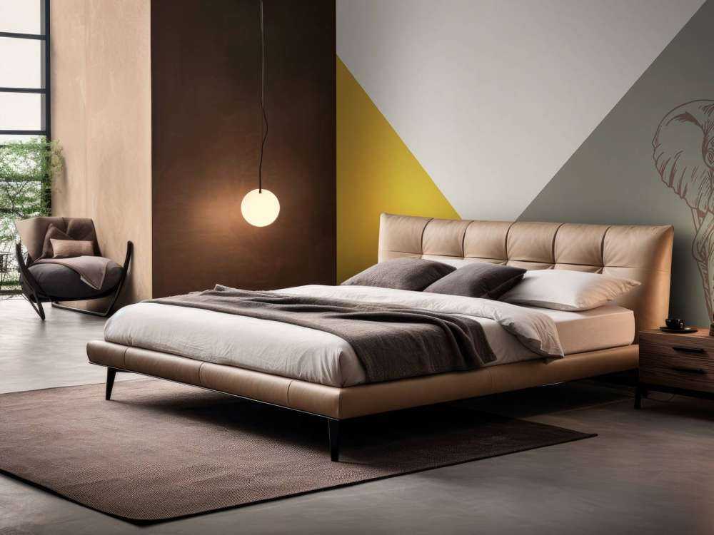 Trianglar i ockergult och grönt med elefant