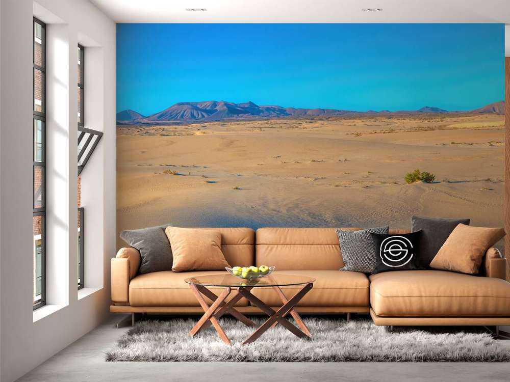 Soluppgång vid sanddyner