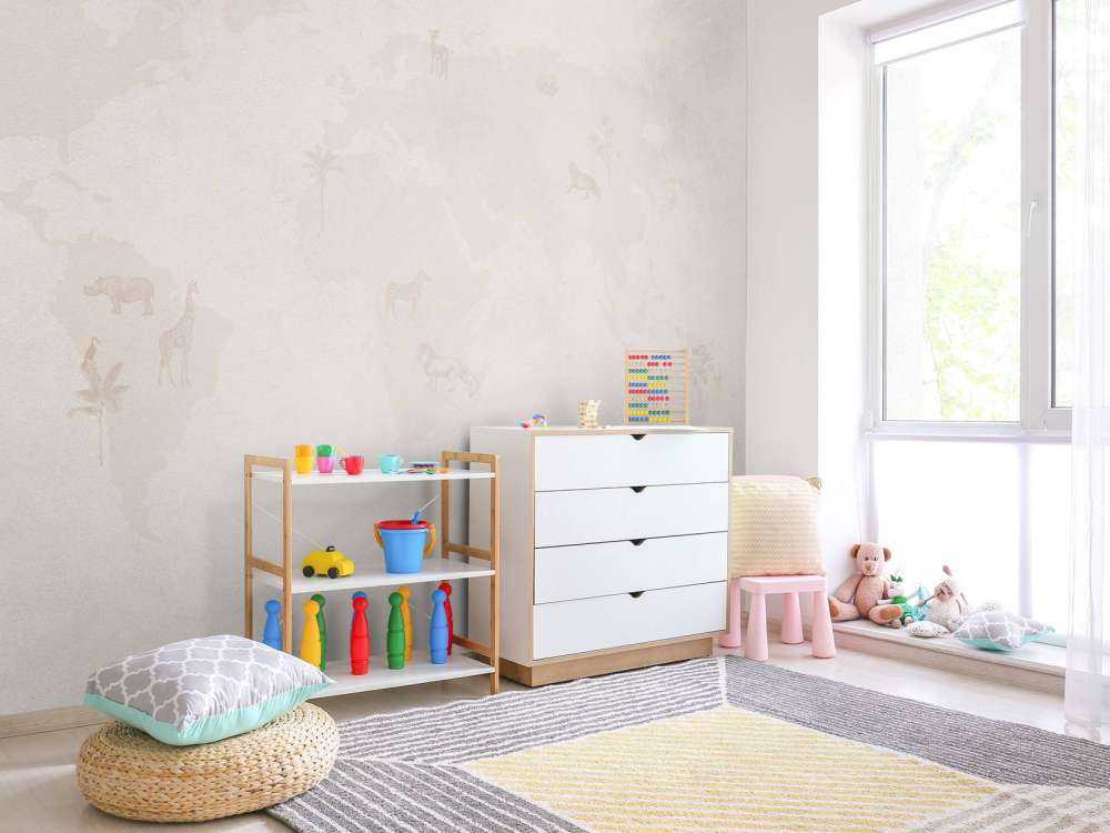 Världskarta skiss taupe