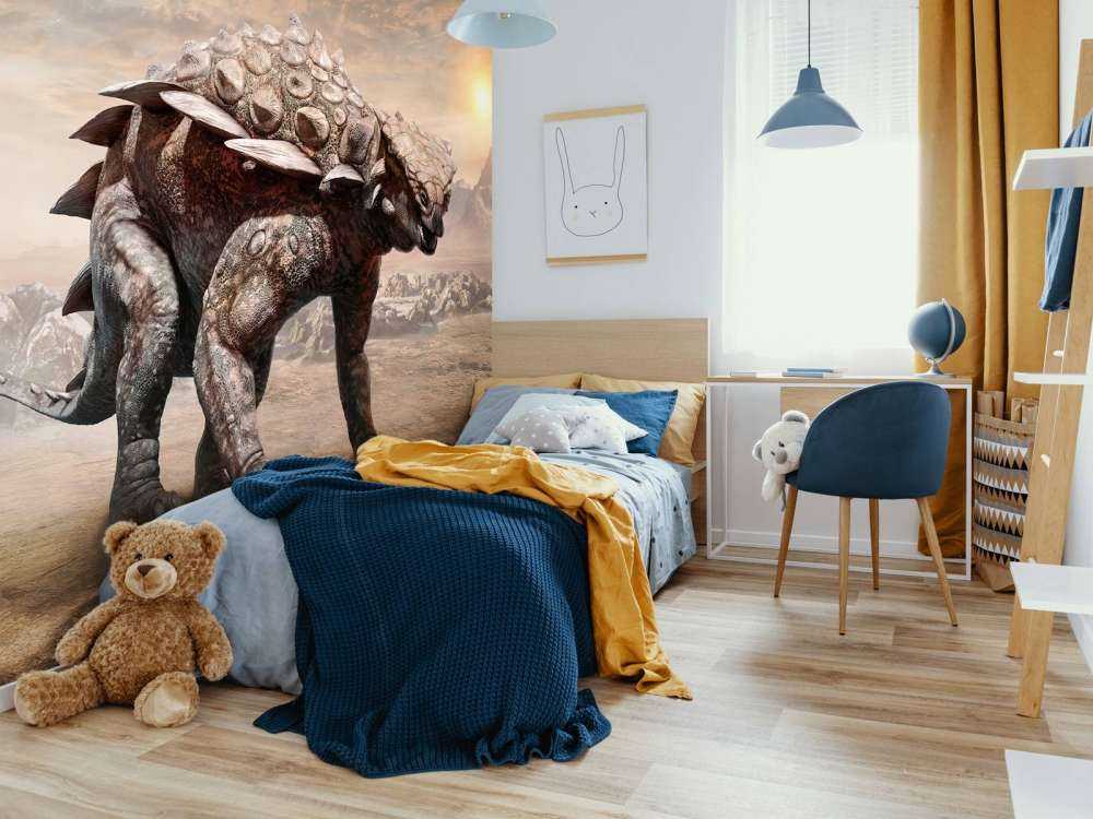 Dinosaurie i ett öde område