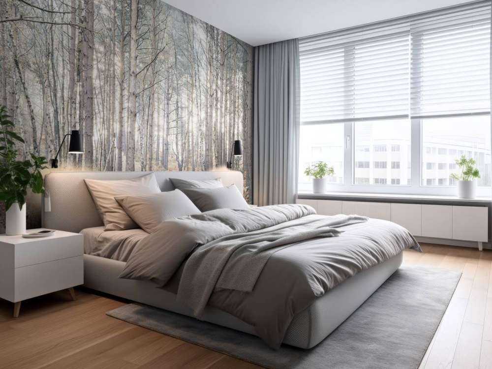 Sandväg genom skogen