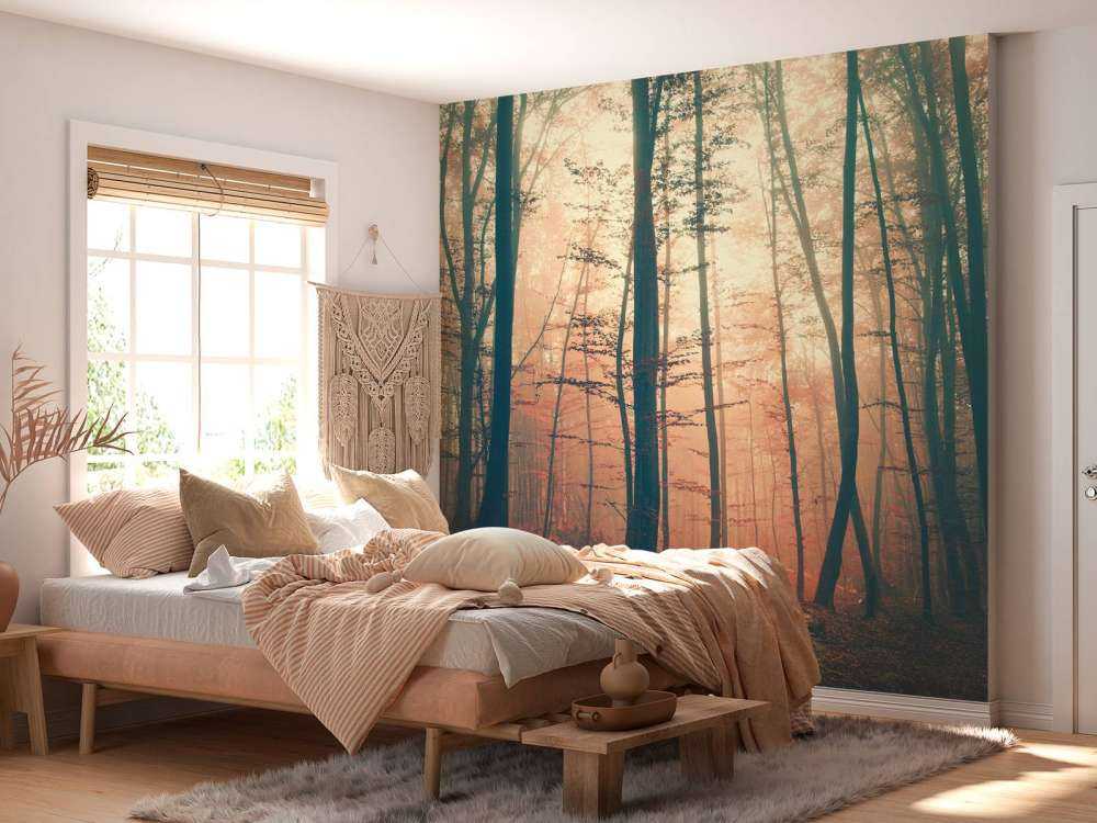 Vintage färger skog