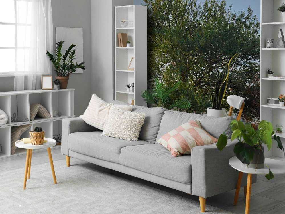 Ensamt träd på hedan