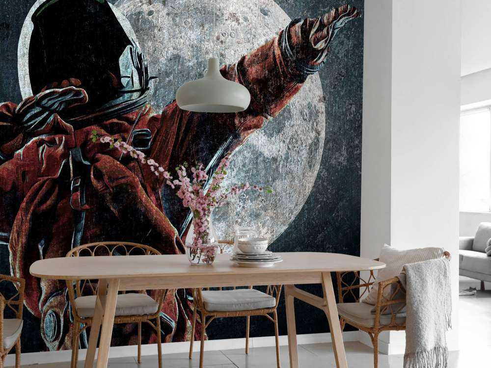 Astronaut som gör dab