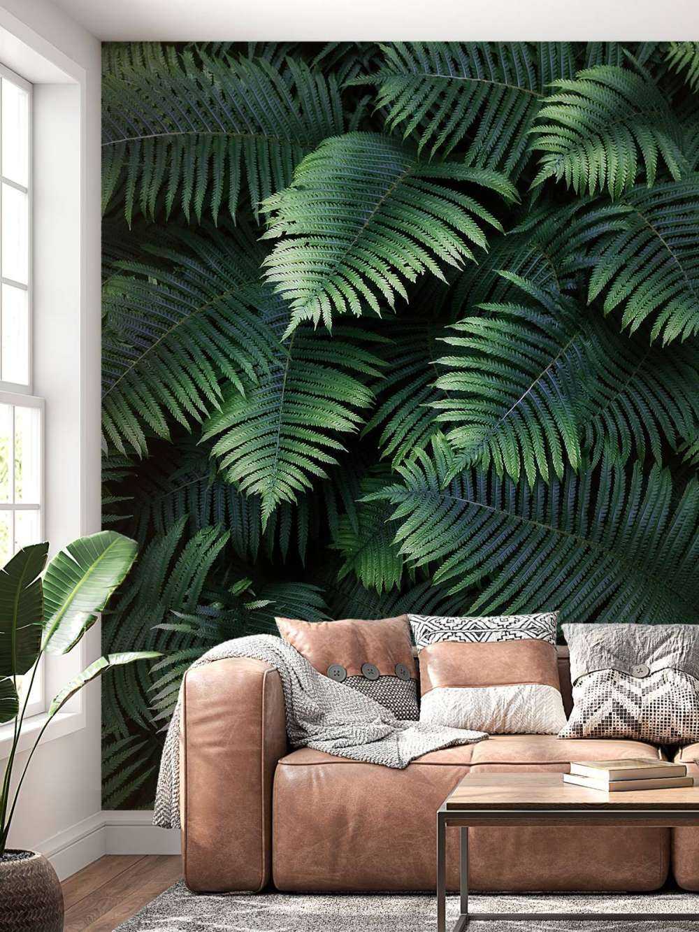 Stora palmblad
