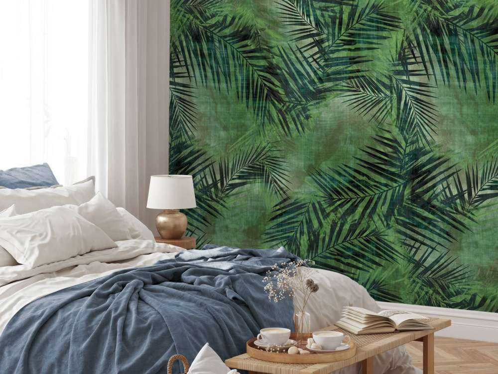 Gröna tropiska blad