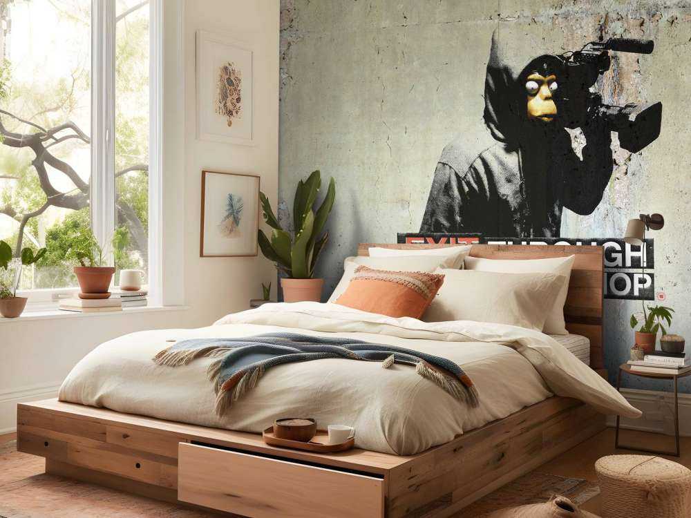 Banksy - ETTGS, raw concrete