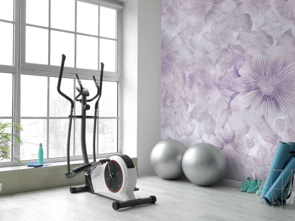 Botanisk akvarell elegans lavendel