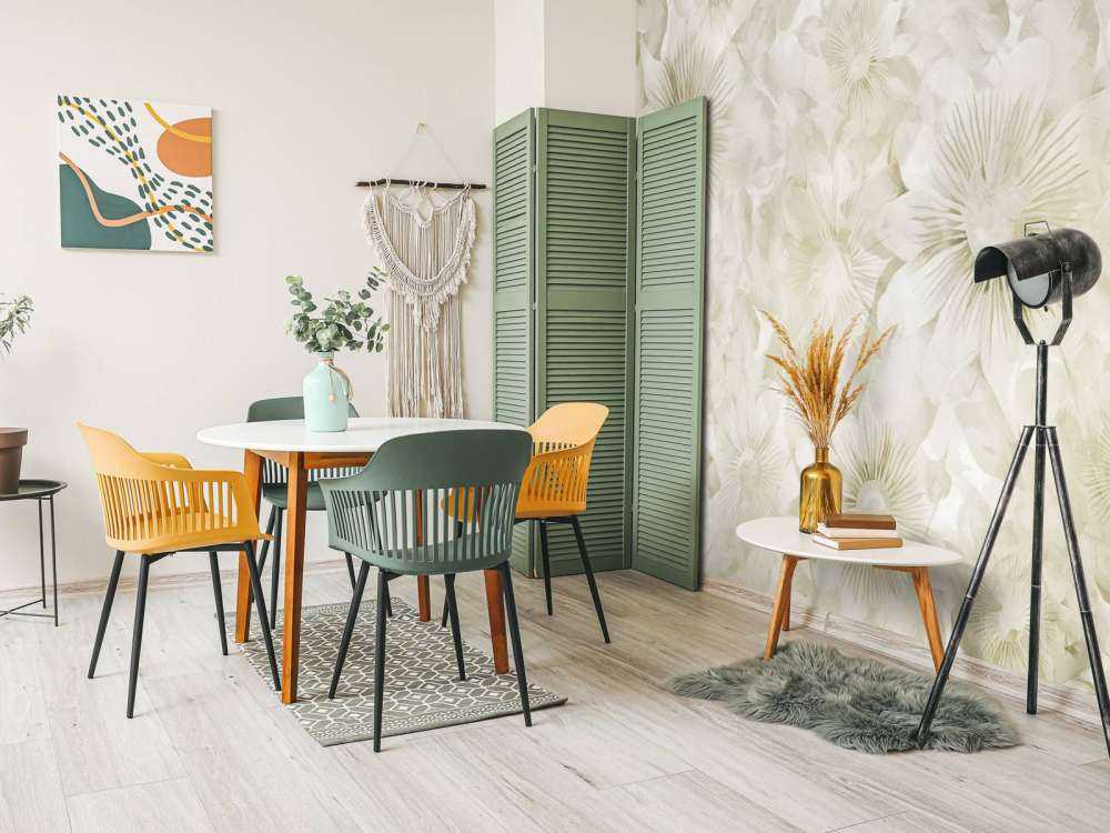 Botanisk akvarell elegans varm sand