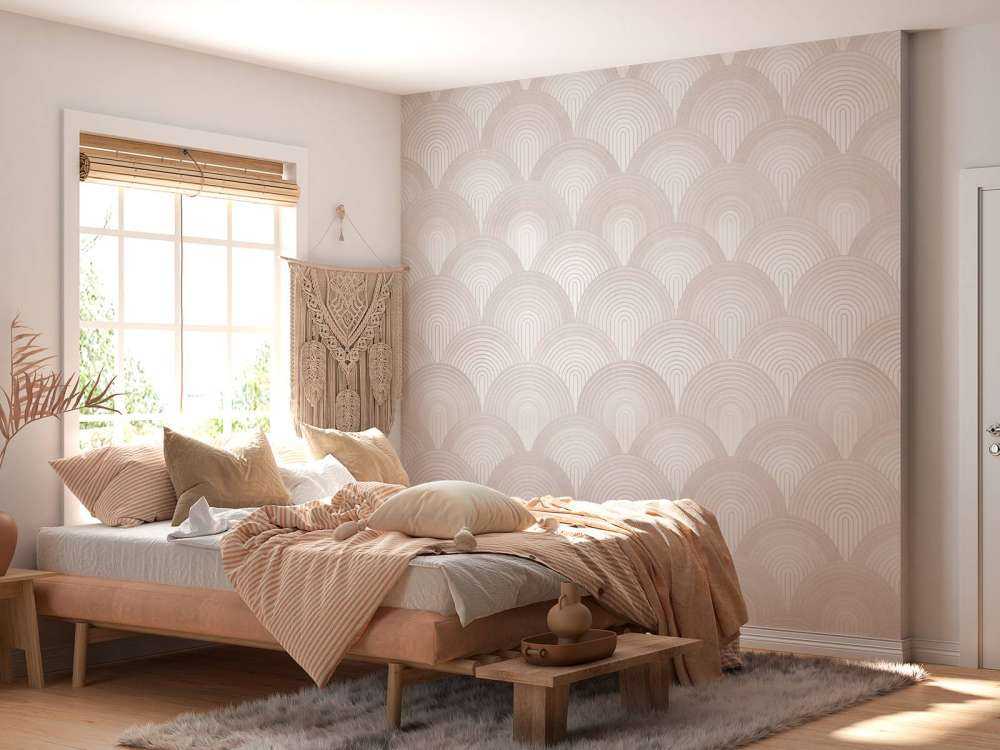 Boho ombre bågar - neutral beige
