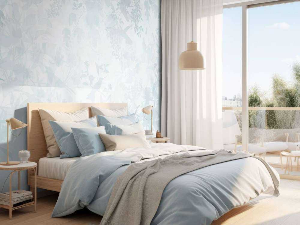 Trädgårdssymfoni i blått